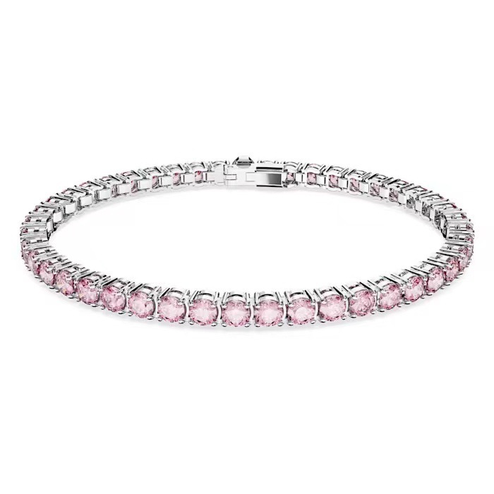 Luxurious diamond bracelet Sparkling sterling silver pavé diamond bracelet