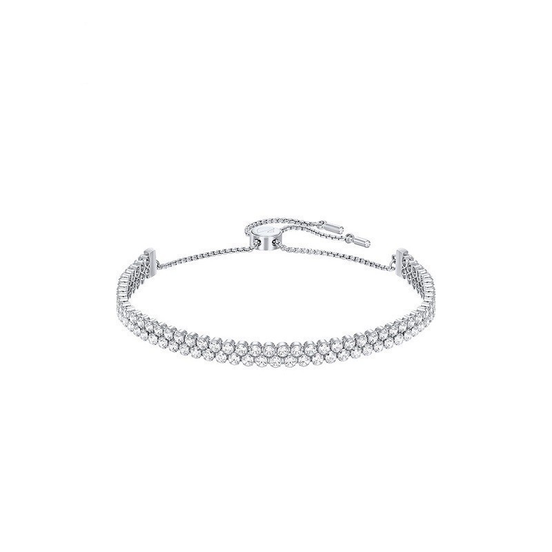 Luxurious double-layer full diamond bracelet shines with exquisite jewelry