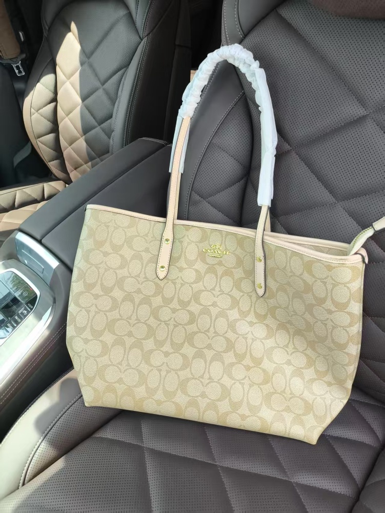 COACH Classic Presbydo Tote Bag Large capacity women's handbag