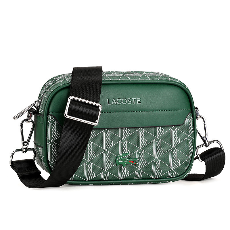 This is a crossbody bag from the French fashion brand LACOSTE (French Crocodile), which combines the brand's classic elements with modern design style, making it both practical and fashionable, and suitable for daily travel.