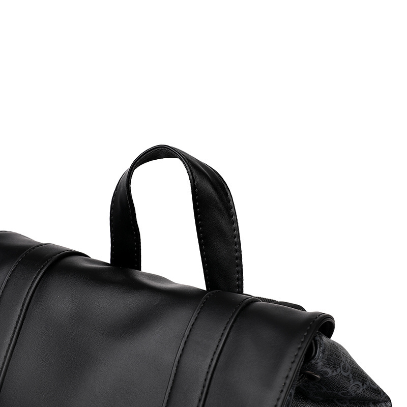 GUCCI Classic Double G Presbyopia Backpack Webbing Embellished Large Capacity Backpack