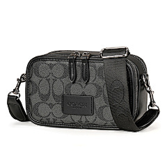 COACH Classic Presbyopia Double Zipper Shoulder Crossbody Camera Bag