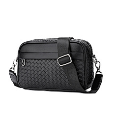 Woven textured one-shoulder crossbody bag fashionable and simple large-capacity women's bag.