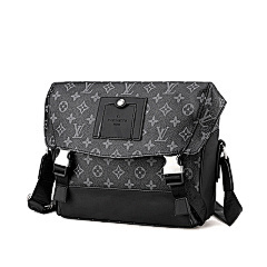 LV Black Presbyon Messenger Bag