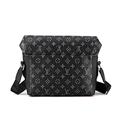 LV Black Presbyon Messenger Bag
