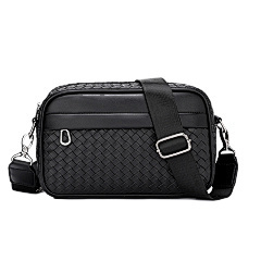 Woven textured one-shoulder crossbody bag fashionable and simple large-capacity women's bag.