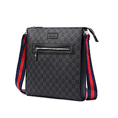 GUCCI Classic Double G Pattern One Shoulder Crossbody Bag