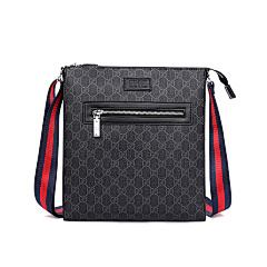 GUCCI Classic Double G Pattern One Shoulder Crossbody Bag