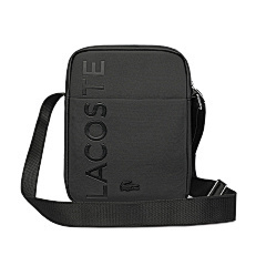 LACOSTE black shoulder crossbody bag