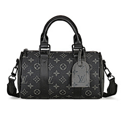 LV Classic Presbyopia Patchwork Boston Tote Bag