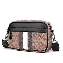 COACH Colour-blocking Shoulder Crossbody Camera Bag
