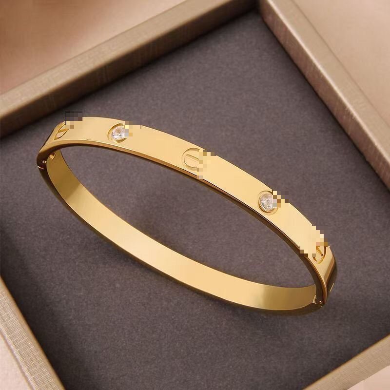 Diamond-encrusted silver bracelet