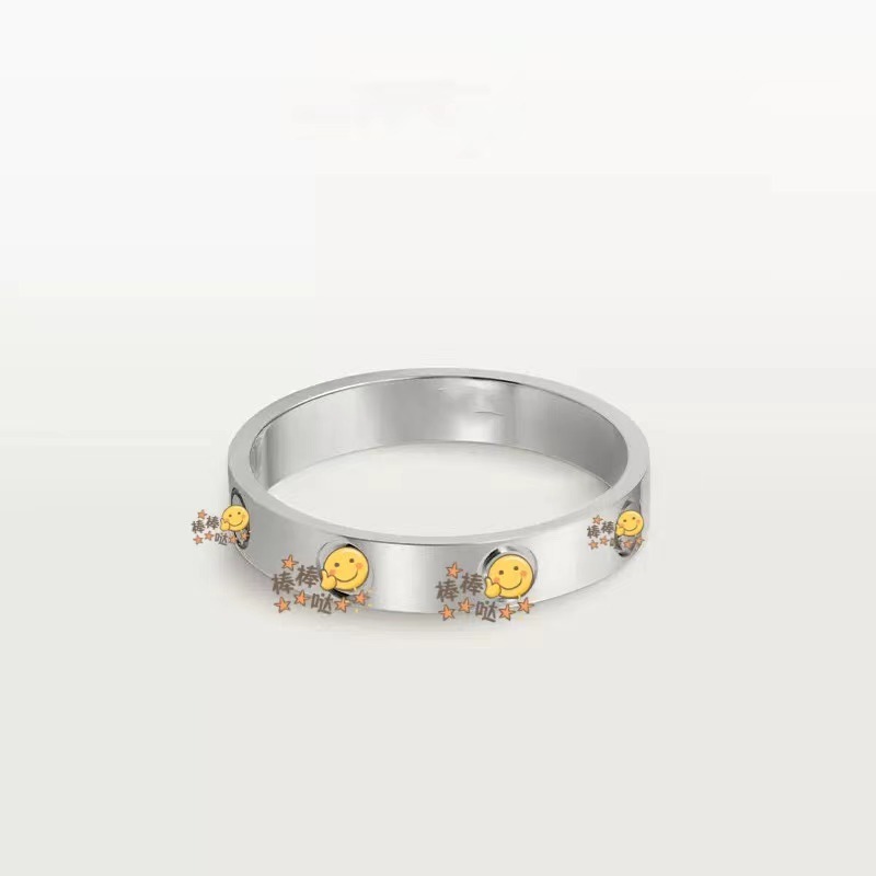 Diamond-set rose gold ring