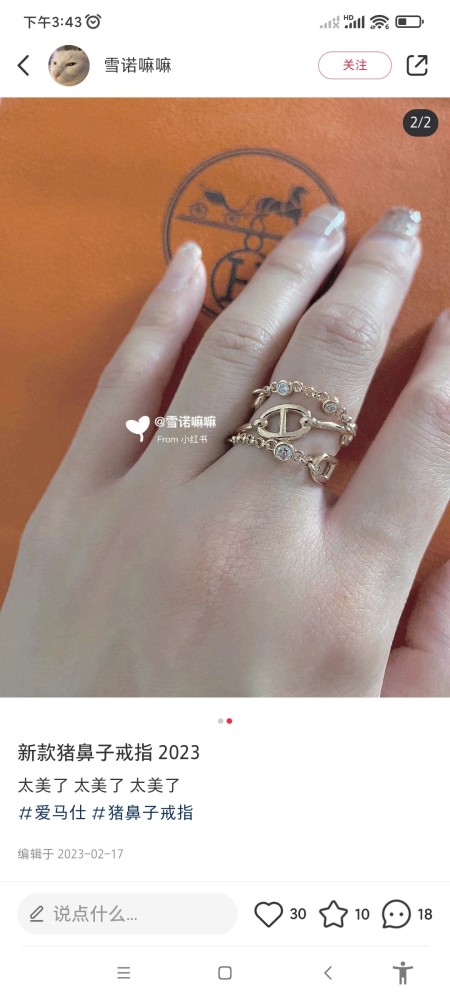 001 Hermès Ring