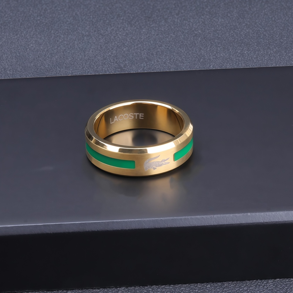 Lacoste bracelet and ring