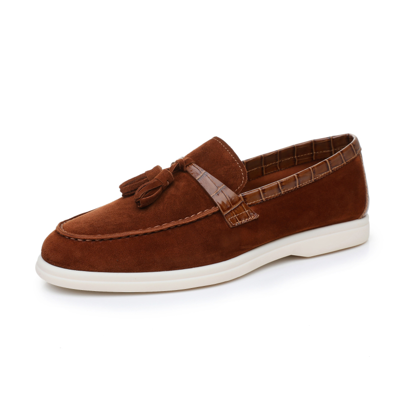 Drop pendant loafers