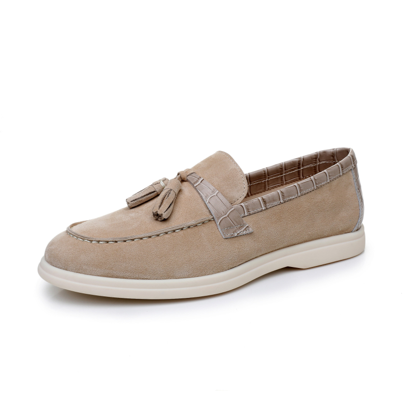 Drop pendant loafers