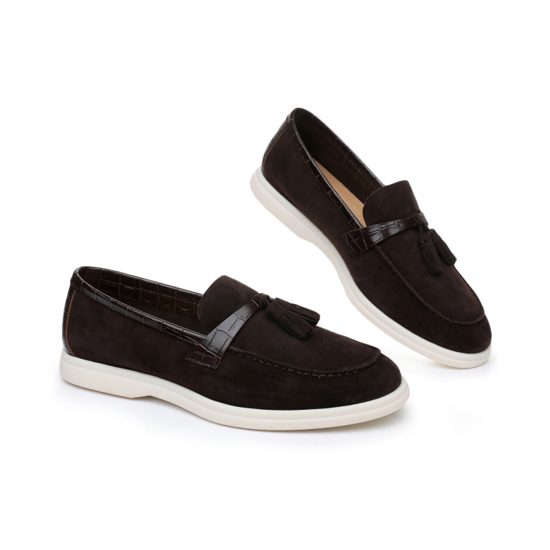 Drop pendant loafers