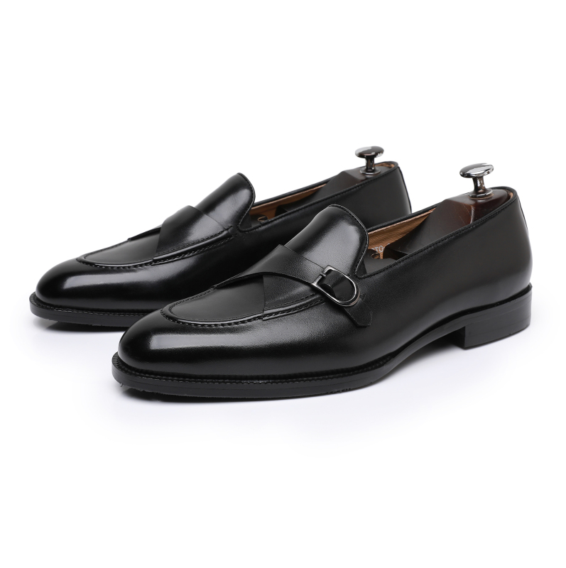 Single Buckle Monk Shoes