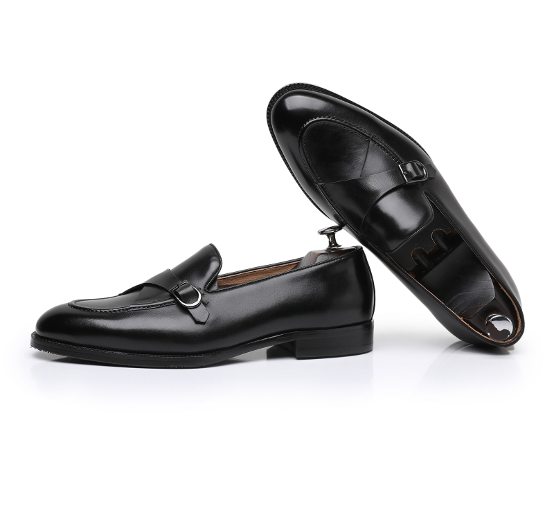 Single Buckle Monk Shoes