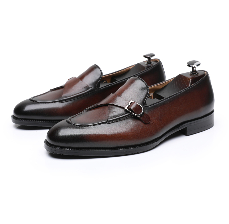 Single Buckle Monk Shoes