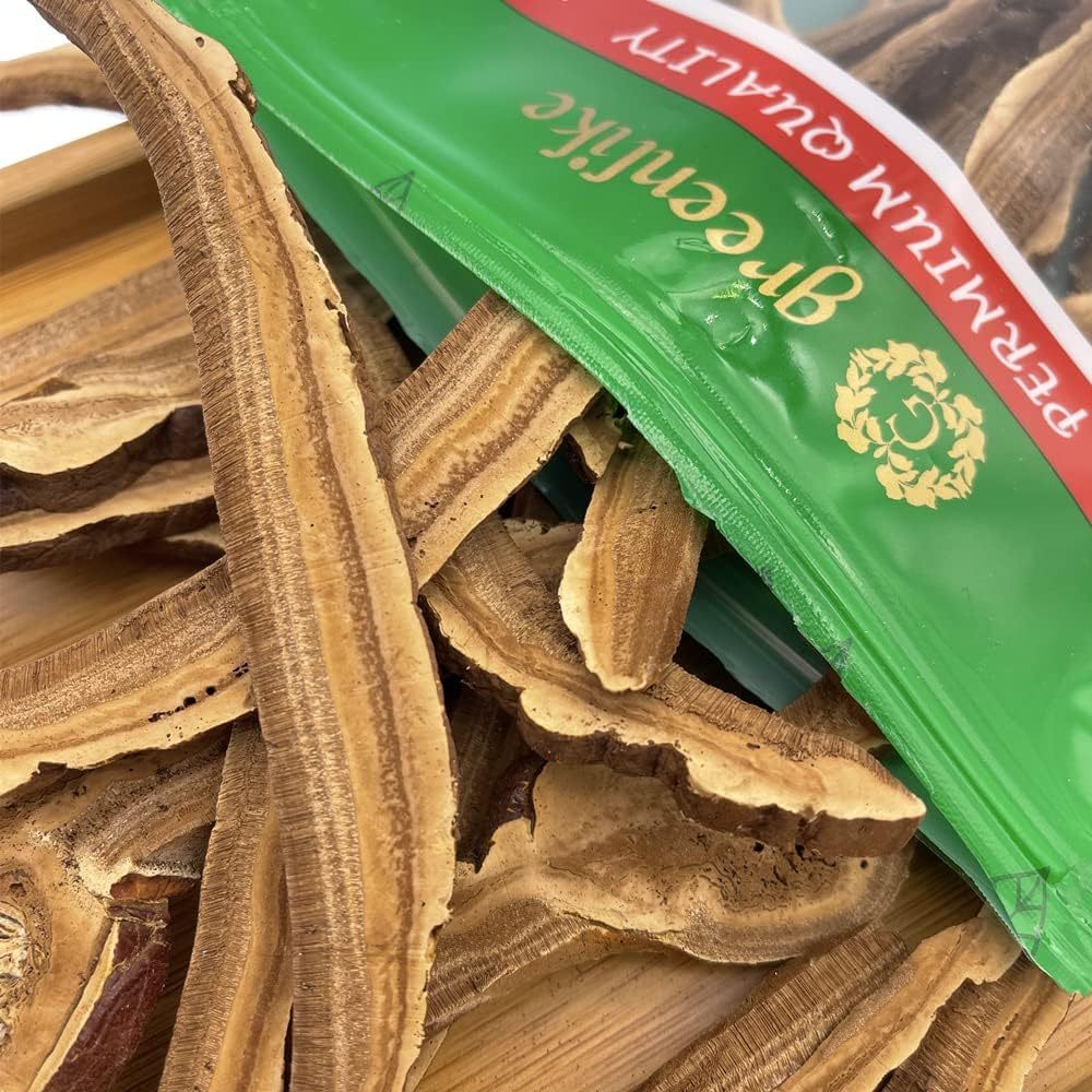 Premium Japanese Reishi Mushroom Slices 8oz | Ganoderma Lucidum for Immune & Adaptogenic Support 灵芝片 灵芝 日本灵芝片