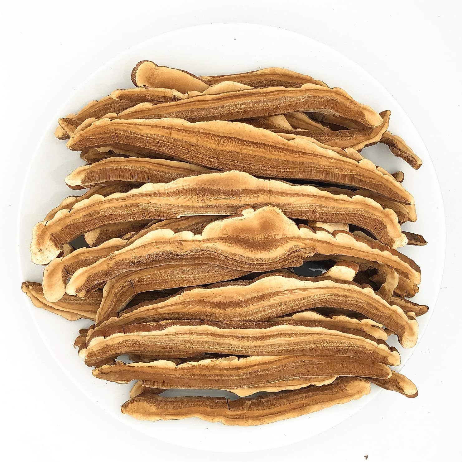 Premium Japanese Reishi Mushroom Slices 8oz | Ganoderma Lucidum for Immune & Adaptogenic Support 灵芝片 灵芝 日本灵芝片