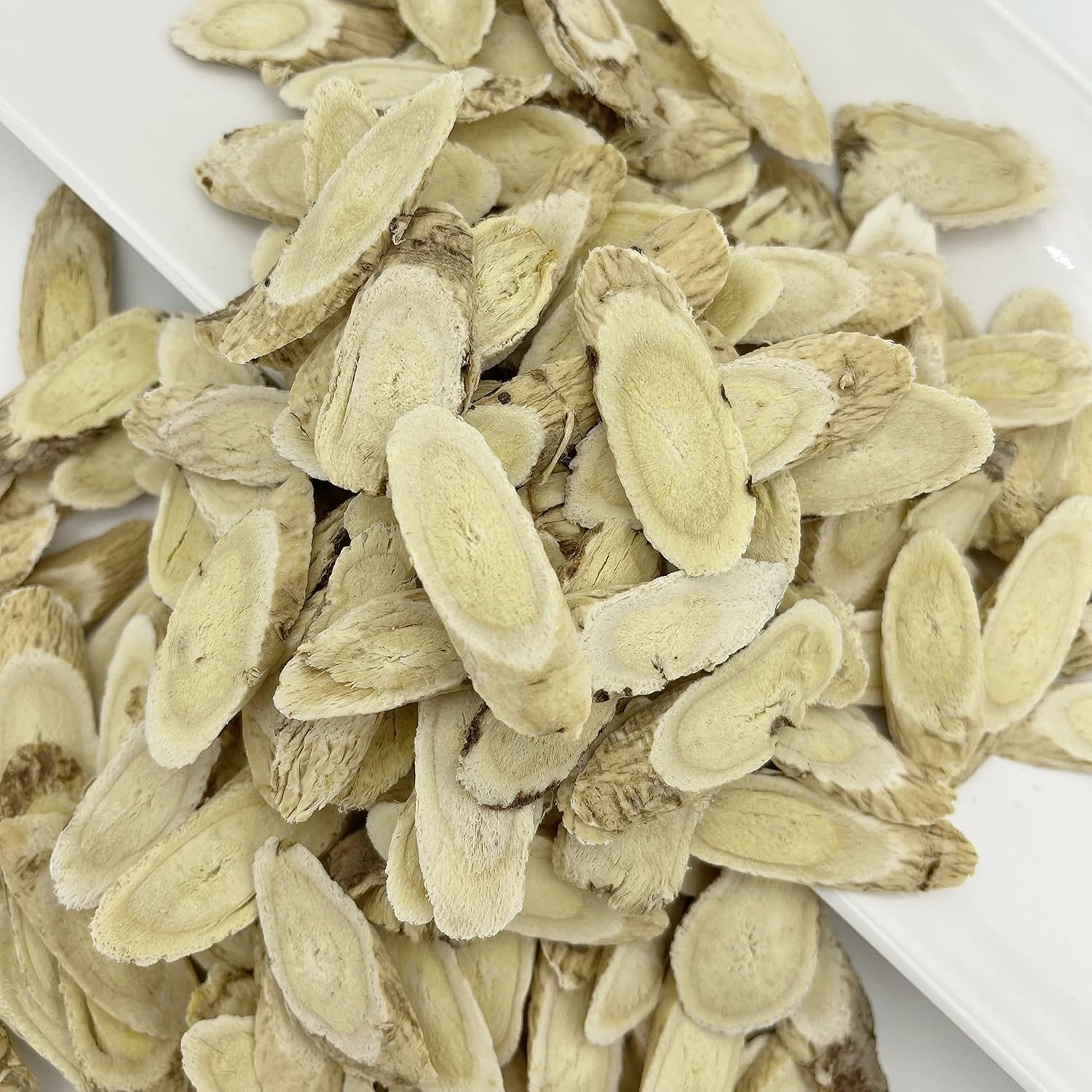 Premium Astragalus Root Slices (Huang Qi) 16oz - Chinese Adaptogen for Vitality & Immune Support, North Astragalus | Potent Qi Tonic & Adaptogen