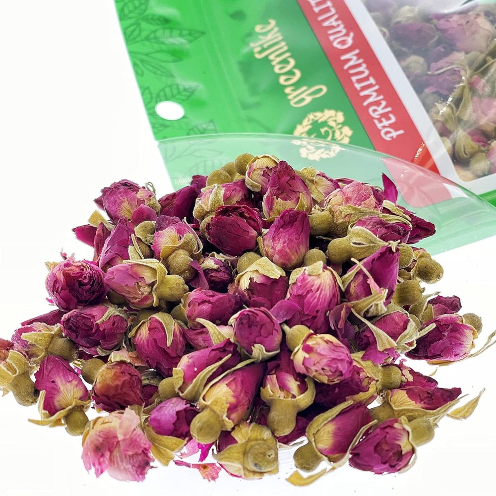 Dried Rosebud Flower - Rose Bud Tea 16oz 玫瑰花茶