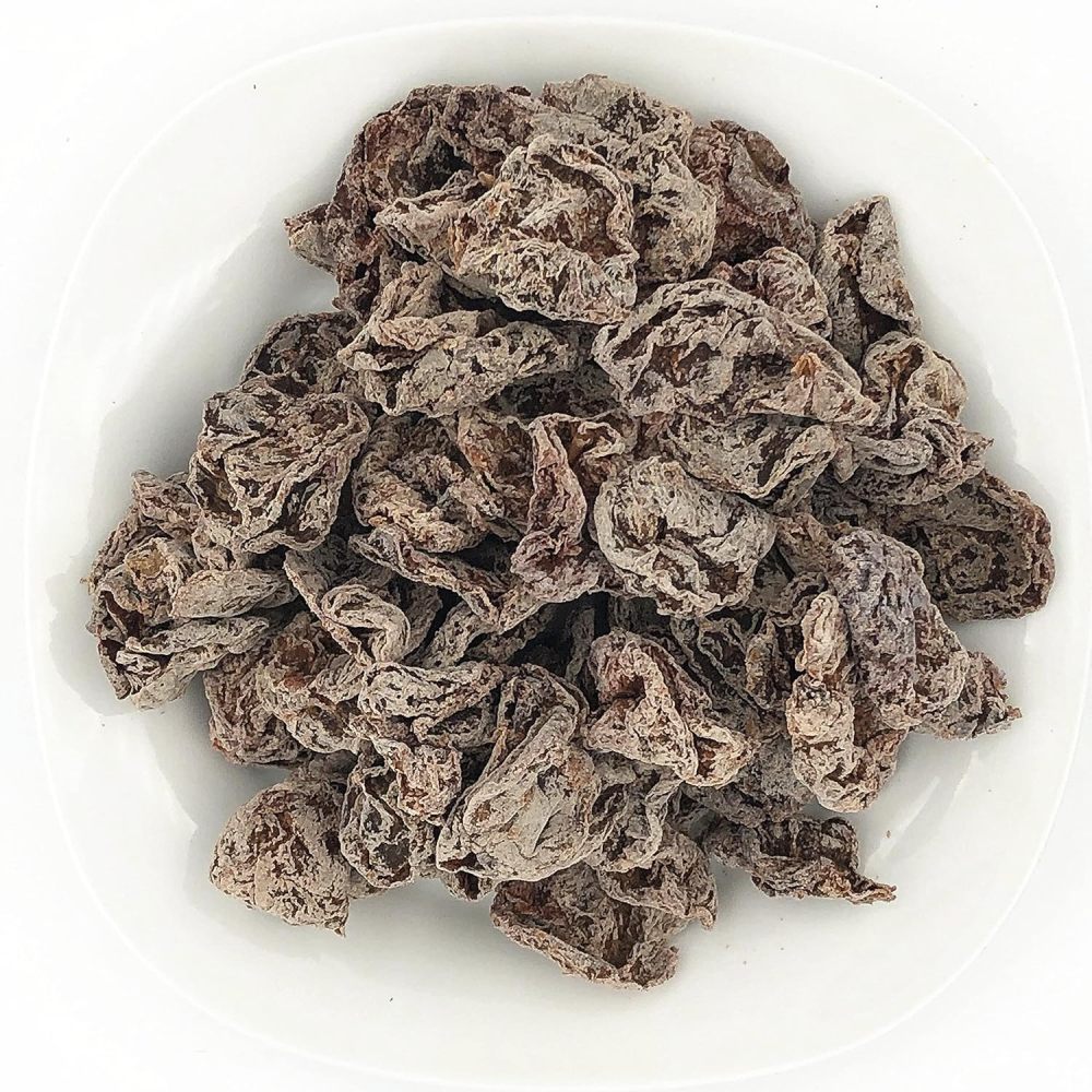 Preserved Fruit - Dried Plum - Salty Sweet and Sour Plum - Seedless plum meat 话梅肉 6 oz