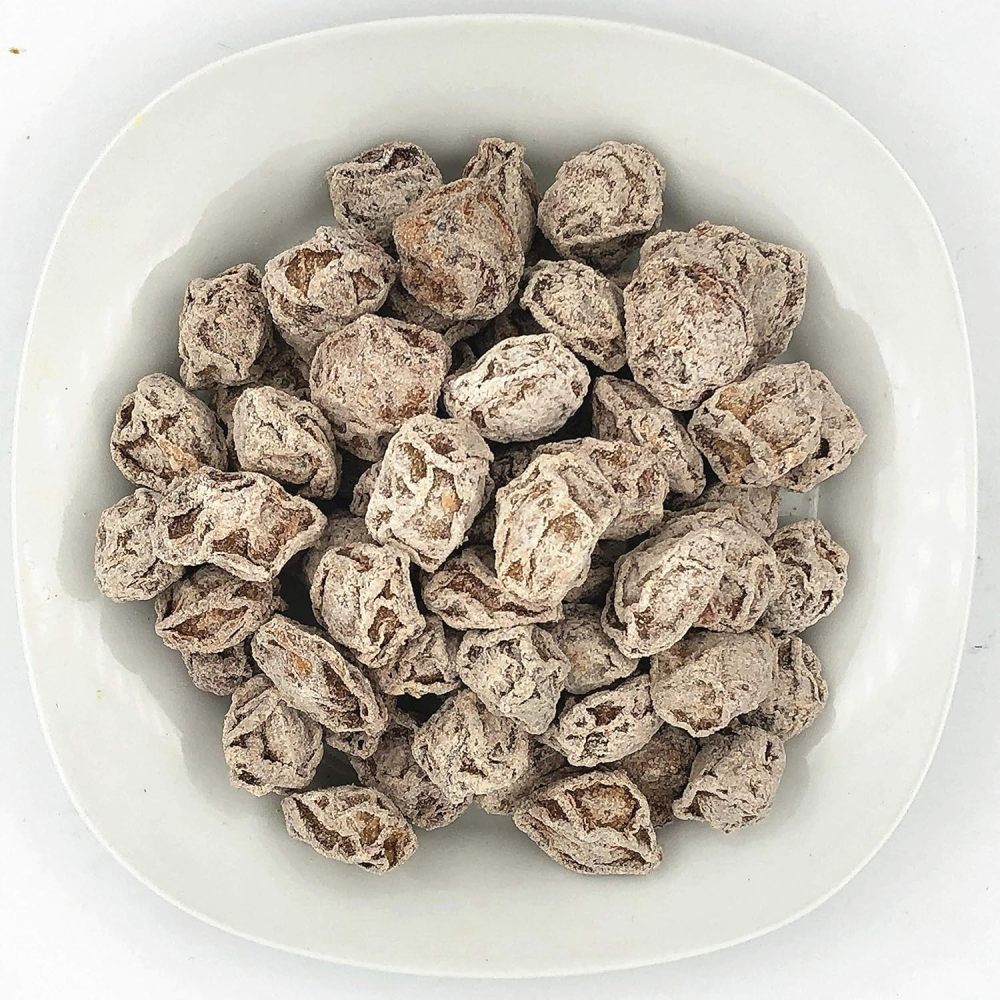 Preserved Fruit - Dried Plum - Salty Sweet and Sour Plum - Seedless plum meat 话梅肉 6 oz