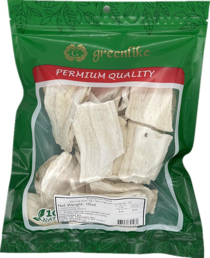 Kudzuvine Root (Radix Puerariae) Ge Gen 特级葛根片 中药材 16oz/4oz