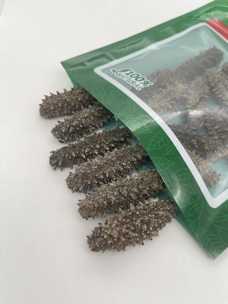 Premium Wild Japanese Hokkaido Sea Cucumber 4oz - Natural Sun Dried Stichopus Japonicus, Deep Ocean Harvest, Ready-to-Soak Delicacy 日本关东野生刺身 海参 日本关東刺参北海道/ナマコ