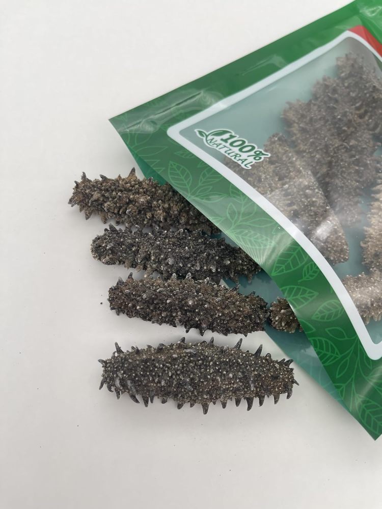 Premium Wild Japanese Hokkaido Sea Cucumber 4oz - Natural Sun Dried Stichopus Japonicus, Deep Ocean Harvest, Ready-to-Soak Delicacy 日本关东野生刺身 海参 日本关東刺参北海道/ナマコ