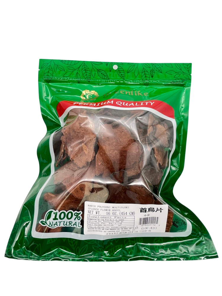 He Shou Wu, Fo-Ti Fallopia Multiflora Radix Polygori Multiflorum Root Slice 16oz 何首乌片