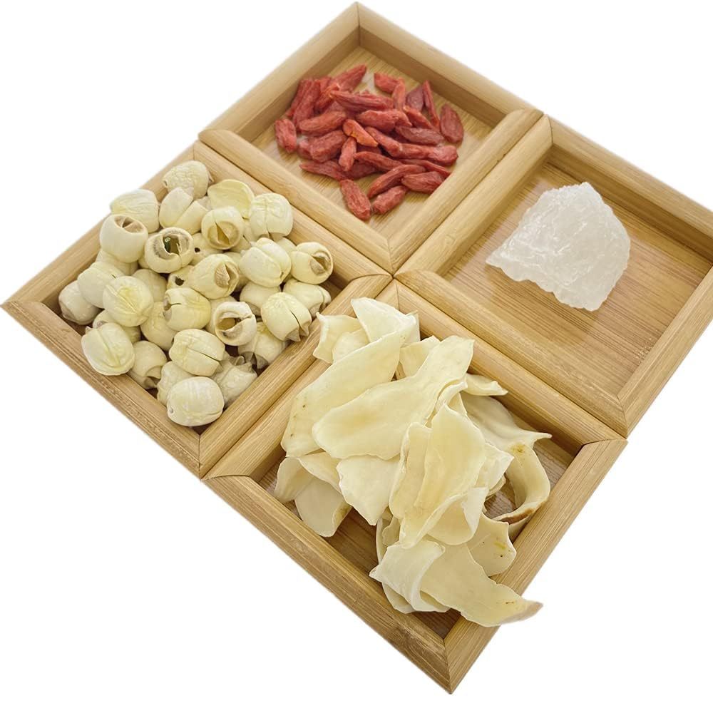 Dried Lily Bulbs 8oz - Special Grade Dried Lily for Soup & Dessert, Resealable Bag (Whole Unbroken Petals, Sulphur-Free) 特级龙牙百合