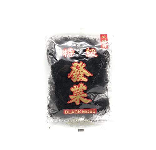 Premium Dried Fa Cai (Black Moss) 4oz - Whole Strands for Vegetarian Banquets & Braised Dishes, Resealable Pouch (Sandy Soil-Free, Crisp Texture) 发菜