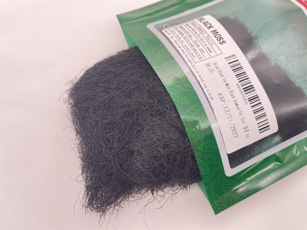 Premium Dried Fa Cai (Black Moss) 4oz - Whole Strands for Vegetarian Banquets & Braised Dishes, Resealable Pouch (Sandy Soil-Free, Crisp Texture) 发菜