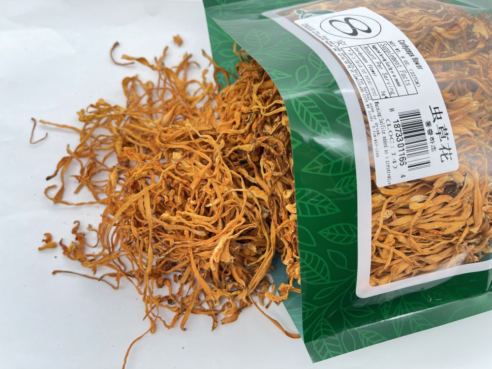 Dried Cordyceps Flower, Jing Chong Cao For Soup, 金虫草, 虫草花