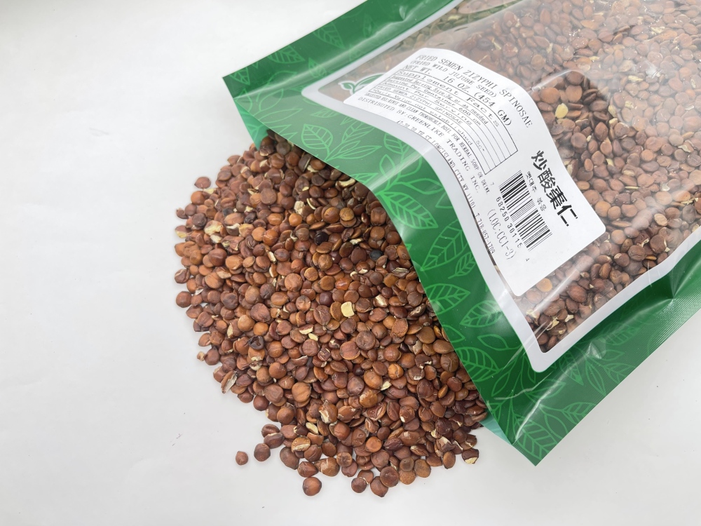Roasted Semen Ziziphus Spinosa 8oz - Traditional Sour Date Kernels for Herbal Infusions, 炒枣仁, Resealable Bag (Artisan Wok-Fried, Aromatic)