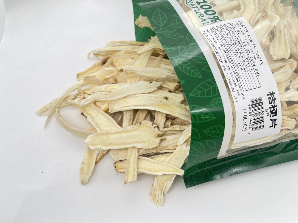 Premium Dried Platycodon Root Strips 8oz - 桔梗, Crispy Bellflower Root for Kimchi & Pickling, Resealable Bag (Thick-Cut, Sulphur-Free)