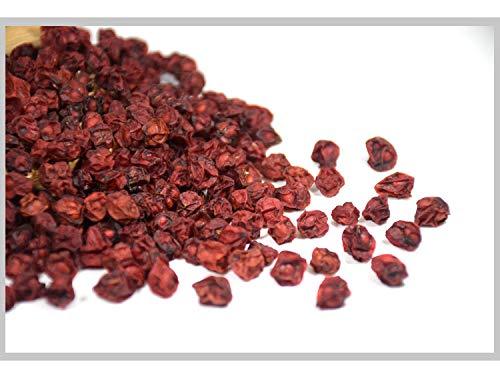 Whole Schisandra Berries 8oz - 北五味子, Five-Flavor Fruit for Herbal Infusions & Culinary Craft, Resealable Bag (Sun-Dried, Sulphur-Free)