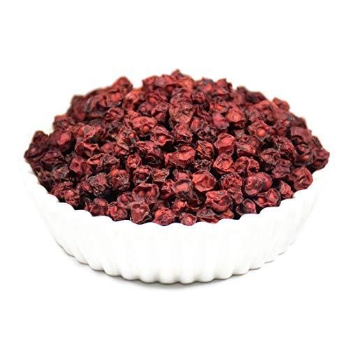 Whole Schisandra Berries 8oz - 北五味子, Five-Flavor Fruit for Herbal Infusions & Culinary Craft, Resealable Bag (Sun-Dried, Sulphur-Free)