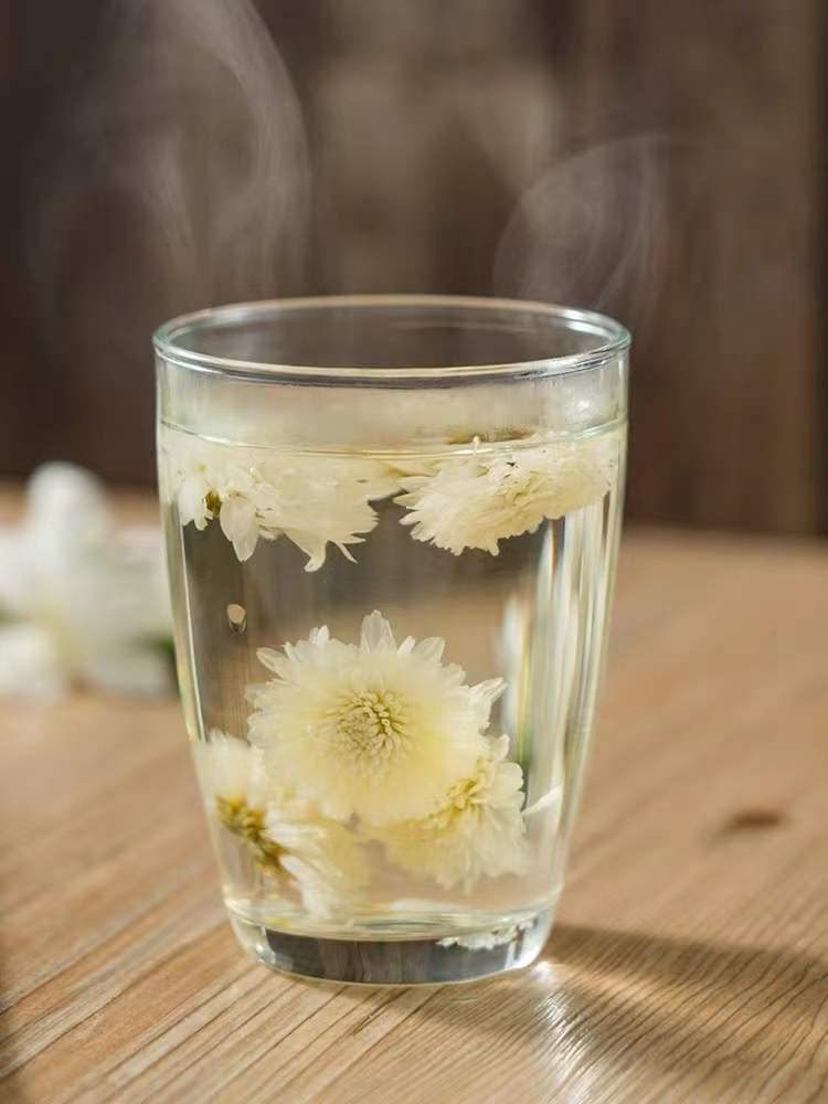 Imperial Grade Huangshan Chrysanthemum Flowers - 贡菊, Carbon-Roasted Whole Blooms for Tea & Culinary Art, Resealable Bag (Sulphur-Free, Honey-Sweet Aroma)