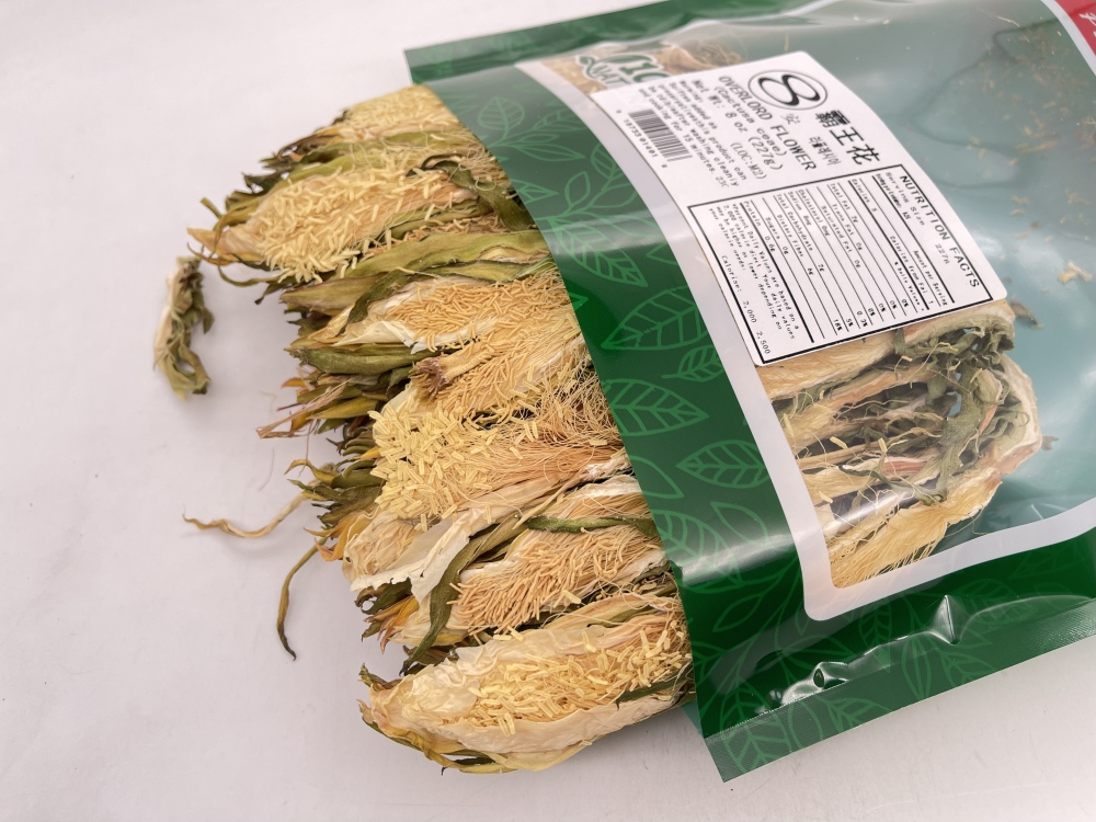 Premium Dried Cactus Flower Whole Buds 8oz - 霸王花, Exotic Floral Ingredient for Cantonese Soups & Stews, Resealable Bag (Sulphur-Free, Fragrant)
