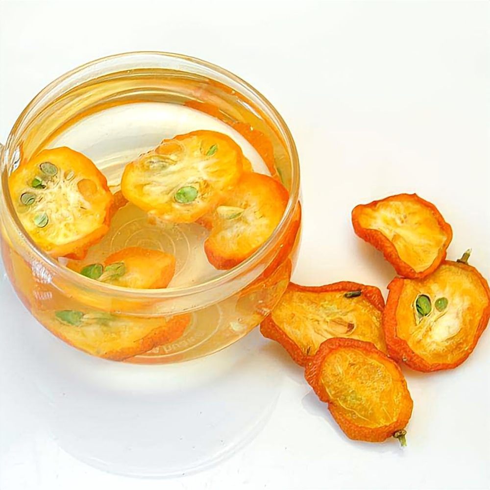 Dried Sliced Kumquat Fruit - Preserved Dried Fruit - Small Dried Sliced Orange- Sour Refreshing Fruit Tea 金桔片