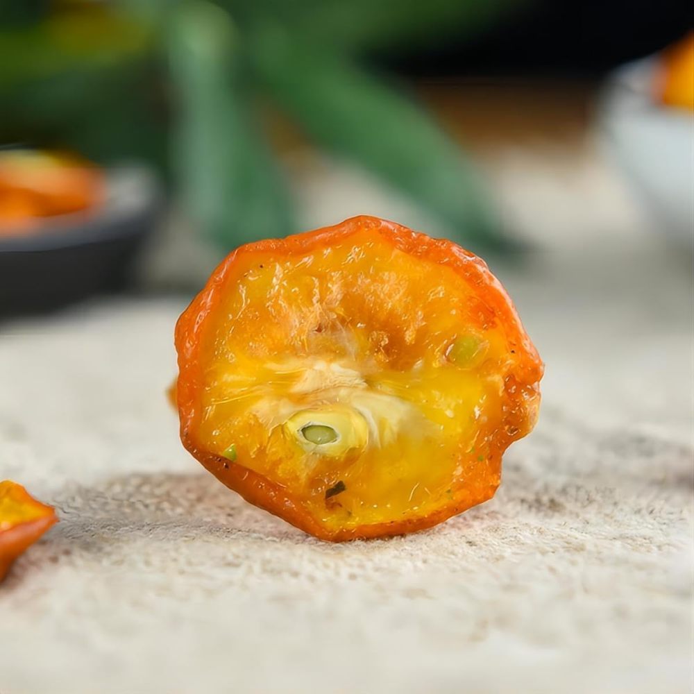 Dried Sliced Kumquat Fruit - Preserved Dried Fruit - Small Dried Sliced Orange- Sour Refreshing Fruit Tea 金桔片