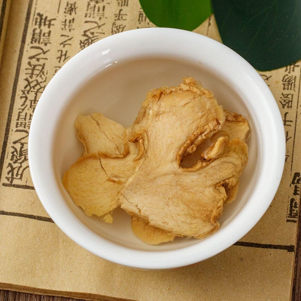 Dried Ginger Slices 干姜片 | Culinary-Grade Ginger Chips for Tea, Cooking & Baking | All-Natural Sun-Dried | No Additives | Rich Flavor & Aroma