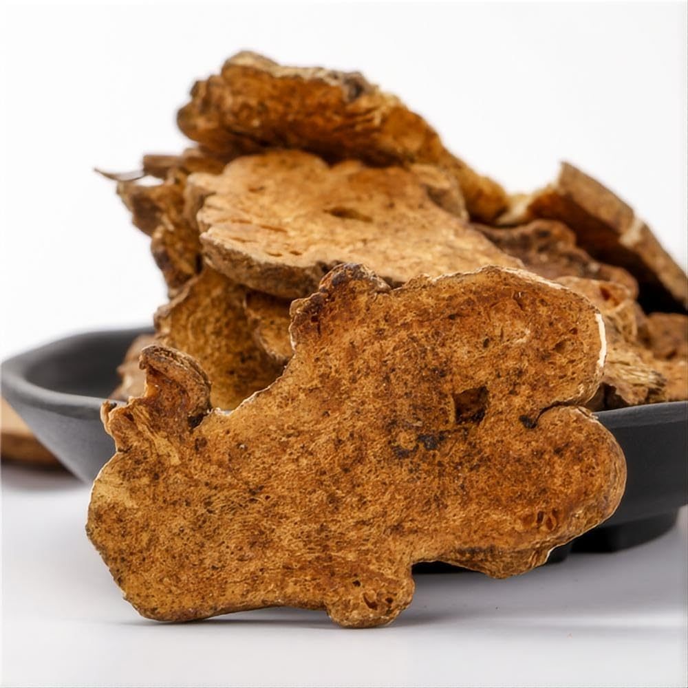 Atractylodes Bai Zhu 白术 - Premium Chinese Dried Herbs - Atractylodes Rhizome Tea - Cut Slices Bai Zhu - Natural Herbal Tea 炒白术 16 OZ