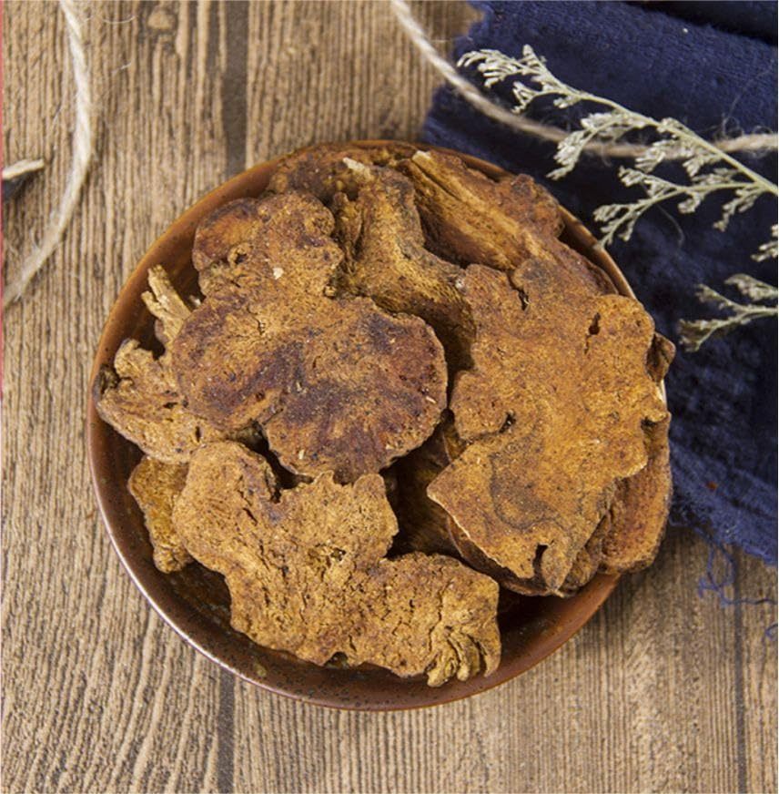 Atractylodes Bai Zhu 白术 - Premium Chinese Dried Herbs - Atractylodes Rhizome Tea - Cut Slices Bai Zhu - Natural Herbal Tea 炒白术 16 OZ